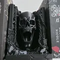 Mô hình trang trí kệ sách Gothic Skull Book Nook đầy ma mị - Thumbnail 1