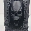 Mô hình trang trí kệ sách Gothic Skull Book Nook đầy ma mị - Thumbnail 5