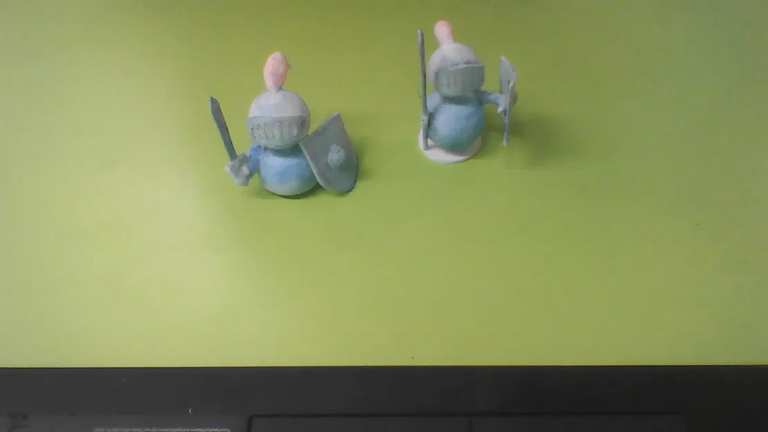 Bộ Đôi Hiệp Sĩ Tí Hon - Mô Hình Low-Poly - Image 2