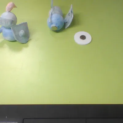 Bộ Đôi Hiệp Sĩ Tí Hon - Mô Hình Low-Poly