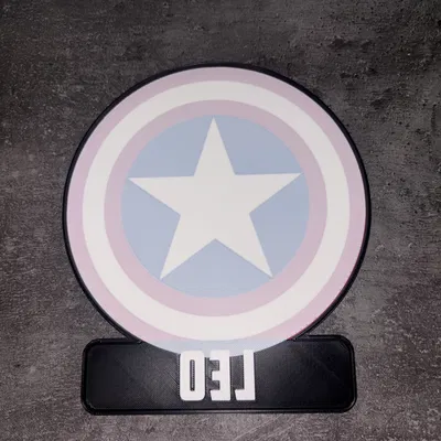 Đèn ngủ và hộp đèn trang trí Captain America