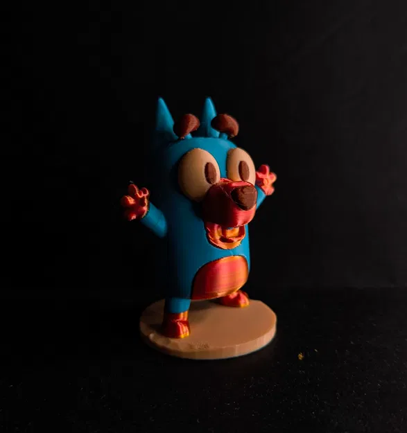 Mô hình 3D Bluey - Nhân vật hoạt hình đáng yêu - Image 1