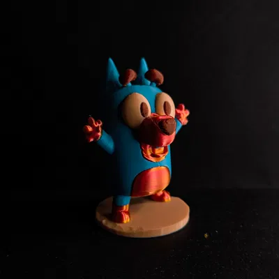 Mô hình 3D Bluey - Nhân vật hoạt hình đáng yêu