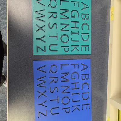 Bảng Khuôn Chữ Cái Viết Hoa