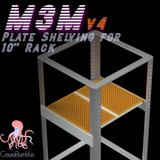 Kệ Đựng Đồ M3M Plate Shelves Cho Mini Rack 10 Inch - Image 1