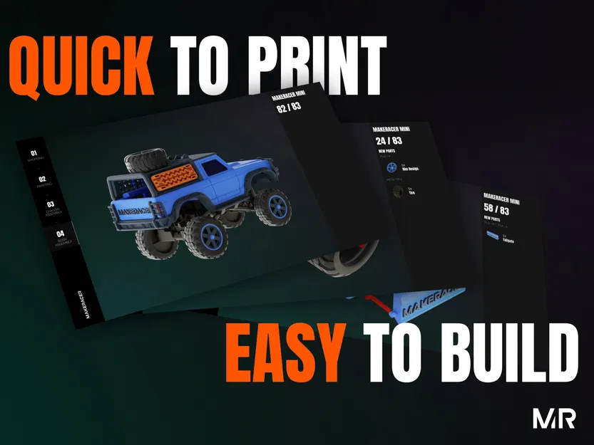 Mini Offroad 1:45 Toy Car bởi MAKERACER - Image 5