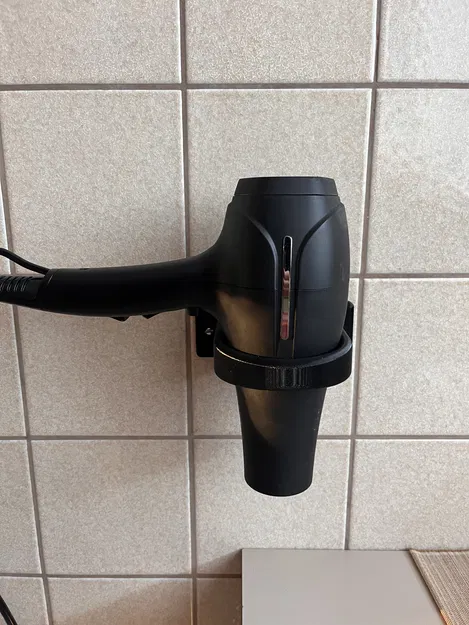 Giá treo máy sấy tóc gắn tường thông minh - Thiết kế in 3D tiện lợi - Image 1