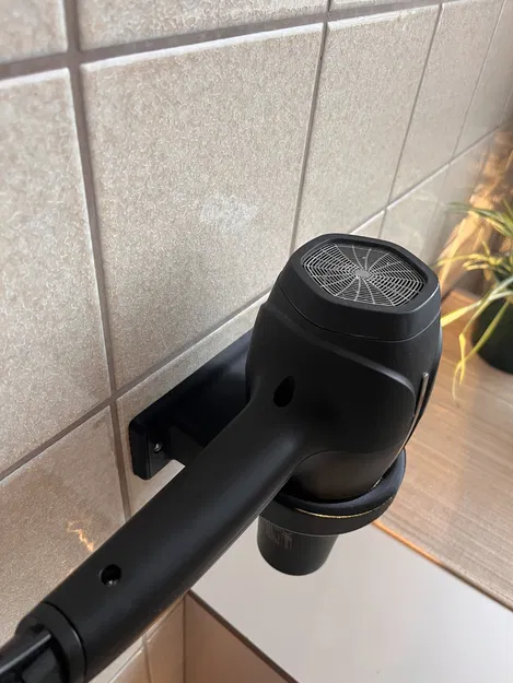 Giá treo máy sấy tóc gắn tường thông minh - Thiết kế in 3D tiện lợi - Image 2