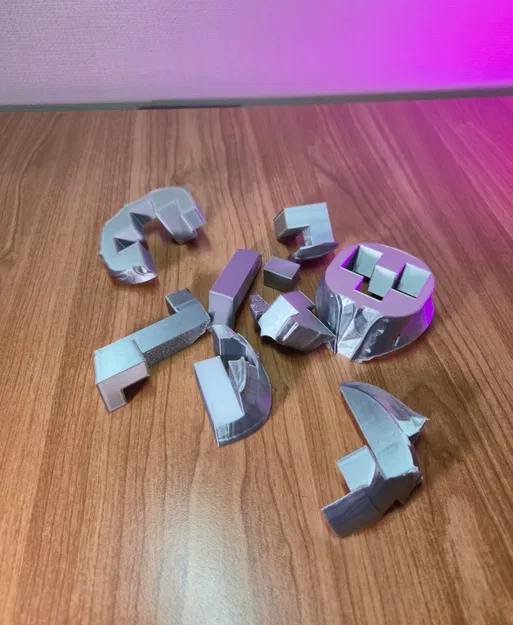 Xếp hình mũ hiệp sĩ (Knight’s Helm Puzzle) – Mô hình lắp ghép 9 mảnh - Image 2