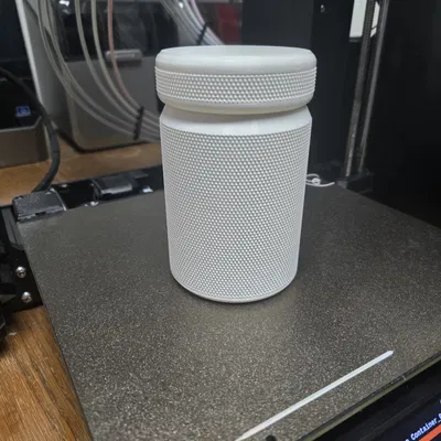 Hộp đựng đồ có vân nhám (Knurled Storage Container)