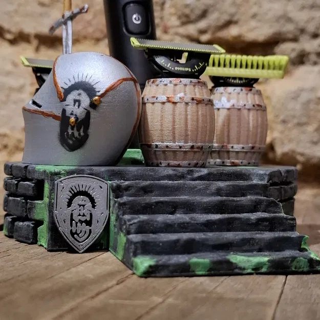 Henry's Shave: Giá đỡ Medieval cho Philips OneBlade (Dự án Cha và Con) - Image 1