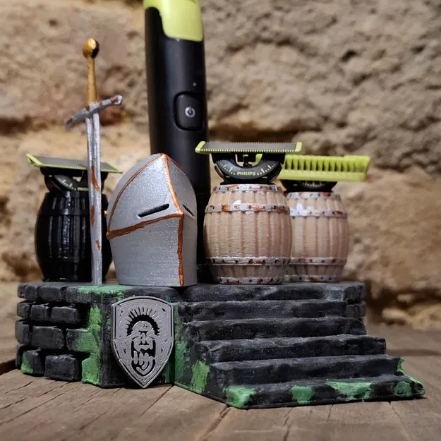 Henry's Shave: Giá đỡ Medieval cho Philips OneBlade (Dự án Cha và Con) - Image 3