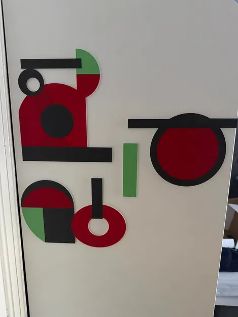 Mẫu trang trí tường nghệ thuật 2D độc đáo in 3D - Image 1