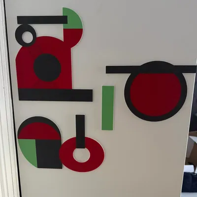 Mẫu trang trí tường nghệ thuật 2D độc đáo in 3D