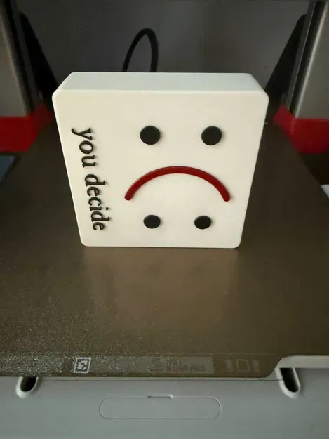 Mô hình Mood Box "You Decide" độc đáo - Tự tay in 3D tại nhà - Image 1