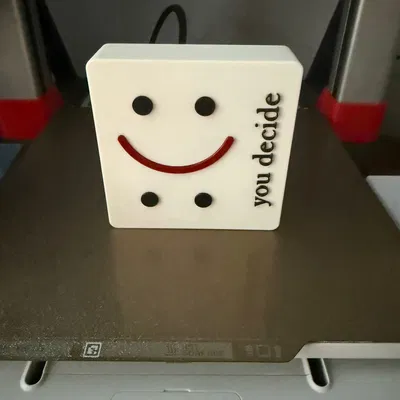 Mô hình Mood Box "You Decide" độc đáo - Tự tay in 3D tại nhà