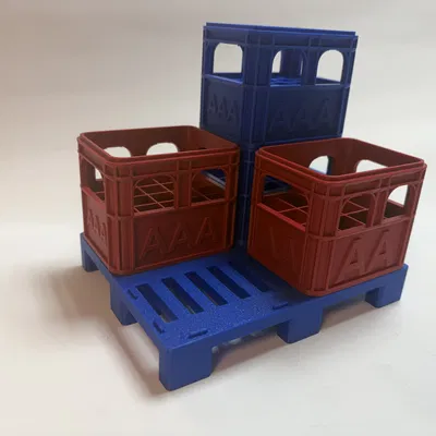 Đế Pallet cho Hộp Đựng Pin Dạng Thùng Bia Xếp Chồng