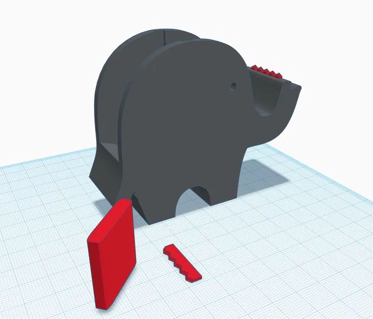 Giá đỡ băng keo chú voi Klebefant - Image 5