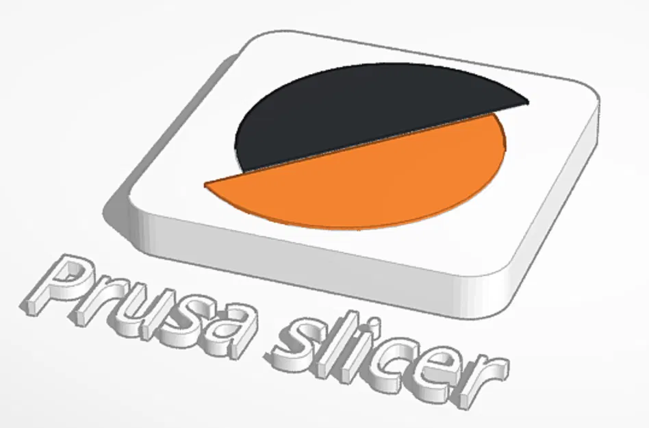 Mô hình logo Prusa Slicer trang trí bàn làm việc in 3D cực chất - Image 1