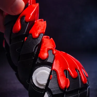 Pokeball Kinh Dị Có Thể Mở Rộng – Mô Hình Đồ Chơi Khớp Nối Độc Đáo