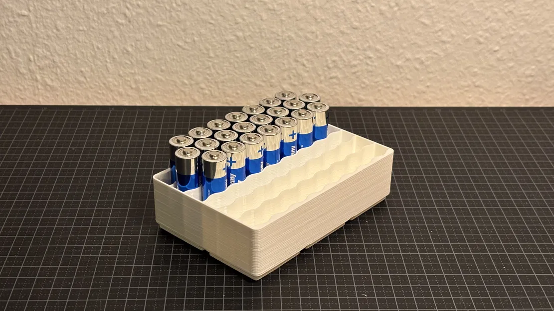 Khay đựng pin AA Gridfinity 2x3 - Image 1