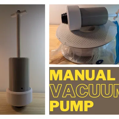 Bơm hút chân không thủ công cho túi đựng sợi in 3D (đã kiểm nghiệm)