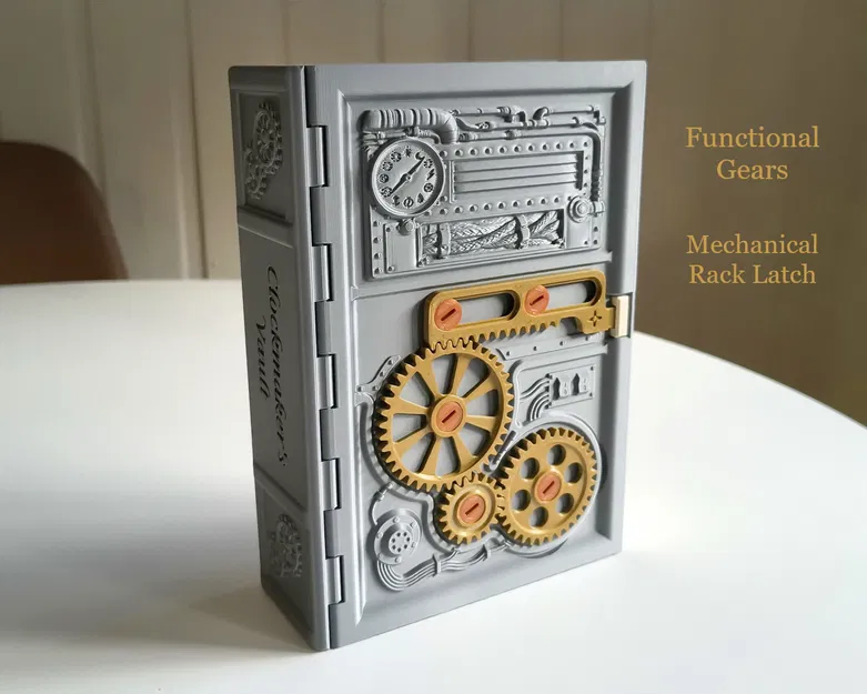 Secret Storage Book - Phiên bản Steampunk Cơ Khí - Image 1