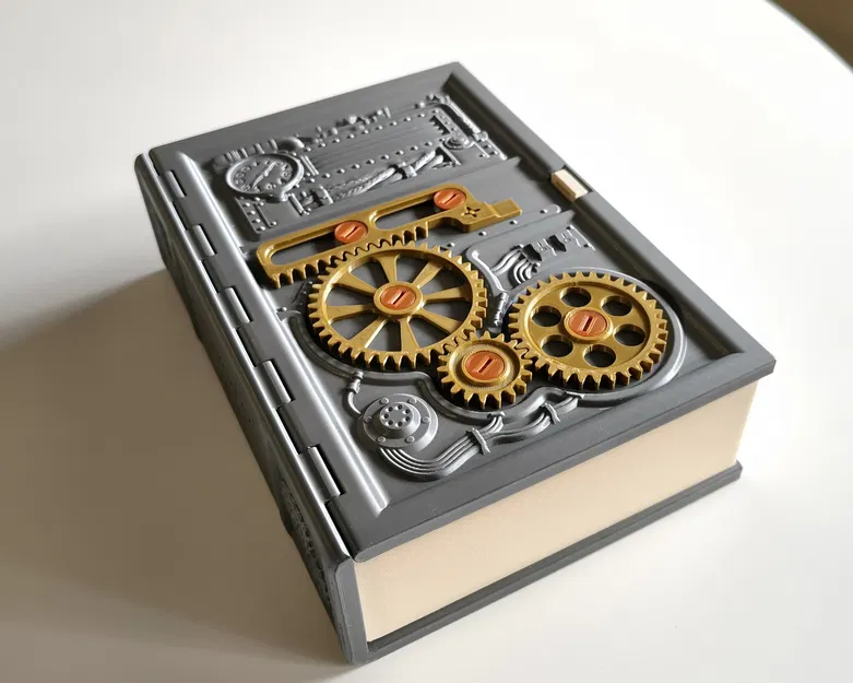 Secret Storage Book - Phiên bản Steampunk Cơ Khí - Image 2