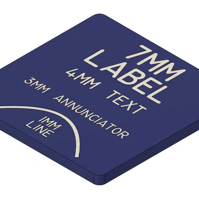 Badge Kiểm Tra Đèn Nền & Chữ Kiểu Airbus