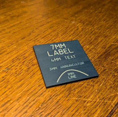 Badge Kiểm Tra Đèn Nền & Chữ Kiểu Airbus