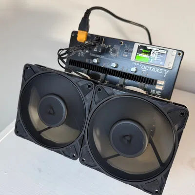 Fan shroud NerdOctAxe cho quạt 120mm