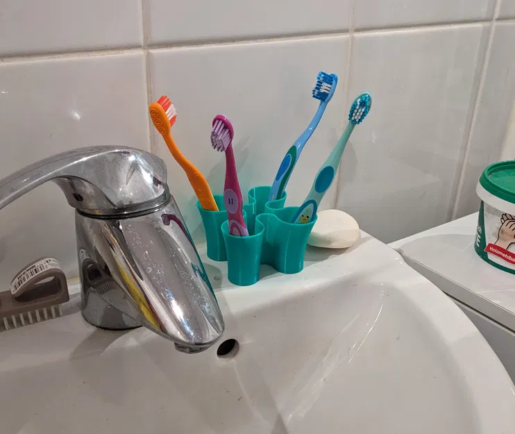 Giá để bàn chải đánh răng 4 vị trí - Image 1