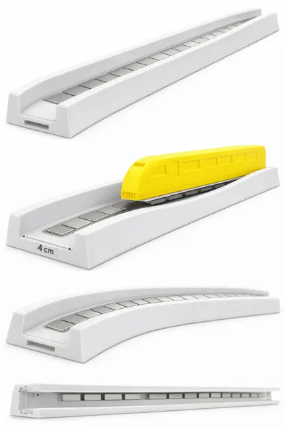 Mô hình đường ray tàu điện 4cm (Track Big) cho dân chơi mô hình - Image 1