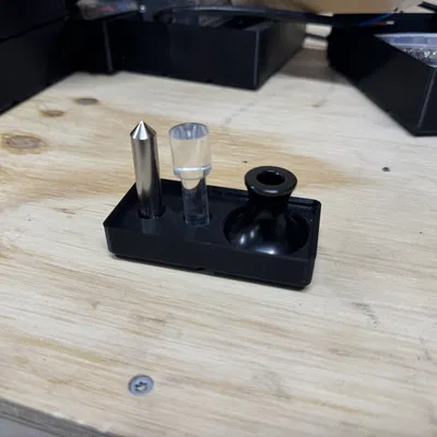 Đế giữ dụng cụ Optical Center Punch chuẩn hệ Gridfinity 1x2