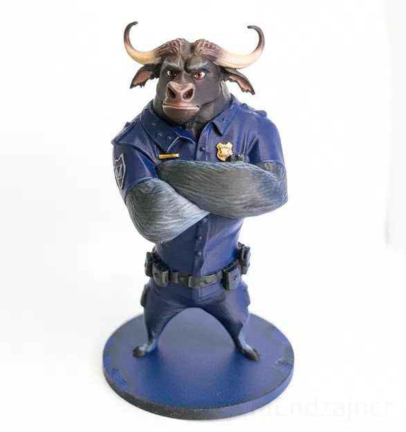 Mô hình Chief Bogo từ bộ phim hoạt hình Zootopia - Image 2