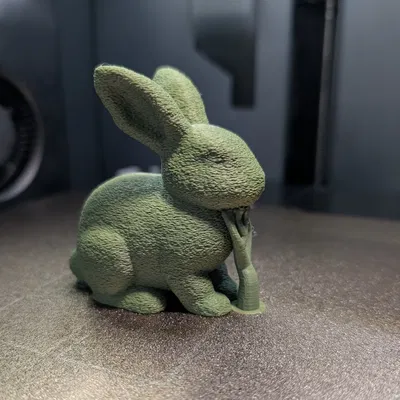 Chú thỏ Phục sinh phong cách rêu (Moss Easter bunny)