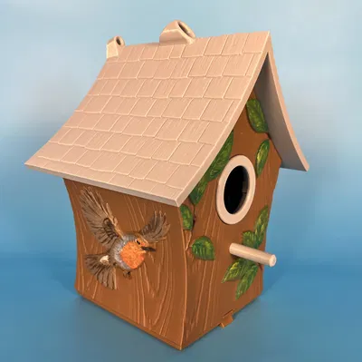 Nhà Cho Chim Mộc Mạc (Rustic Birdhouse)