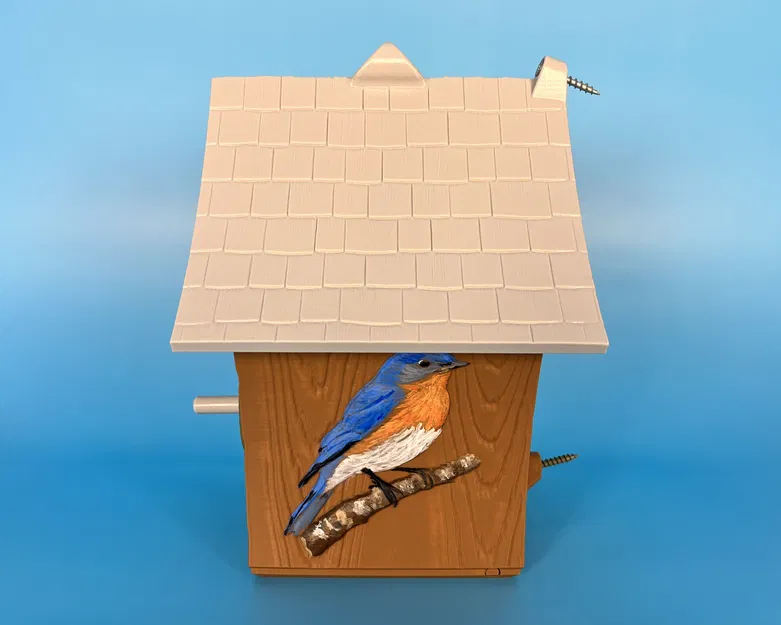 Nhà Cho Chim Mộc Mạc (Rustic Birdhouse) - Image 4