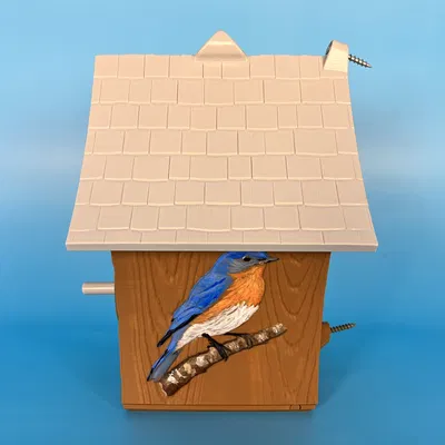 Nhà Cho Chim Mộc Mạc (Rustic Birdhouse)