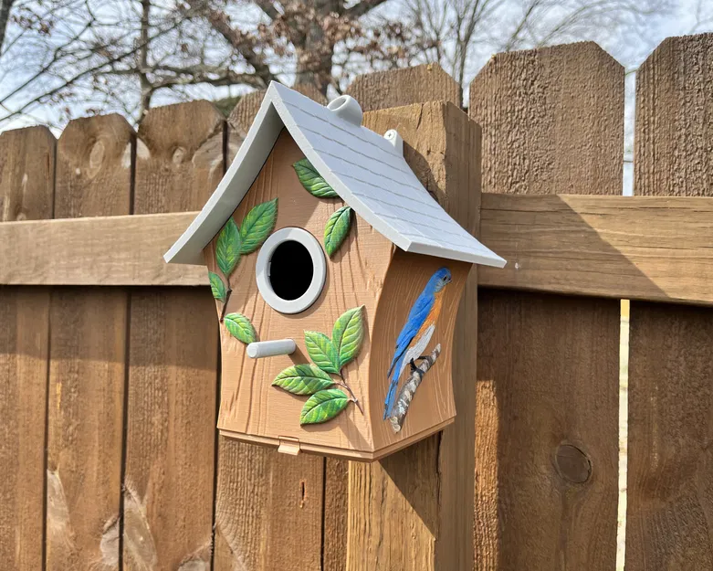 Nhà Cho Chim Mộc Mạc (Rustic Birdhouse) - Image 5