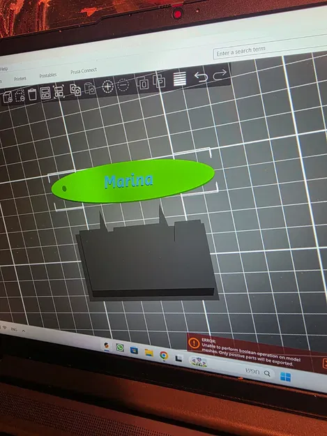 Móc khóa tên Marina cá tính - Mẫu in 3D đơn giản, đẹp mắt - Image 2