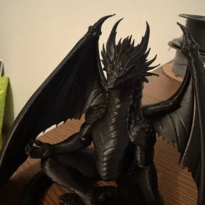 Mô hình Rồng thiền trang trí kèm khay chứa đồ - Tải file STL