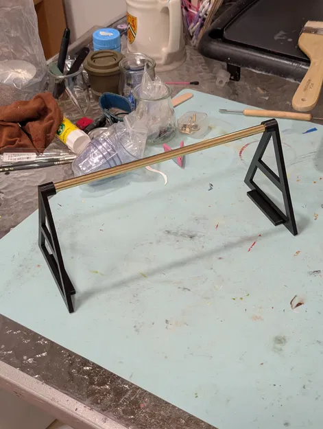 Giá đỡ cọ vẽ tranh sáp nóng (Encaustic Painting) - Image 2