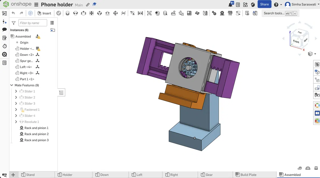 Giá đỡ điện thoại cơ học Dynamic Phone Holder - Image 1
