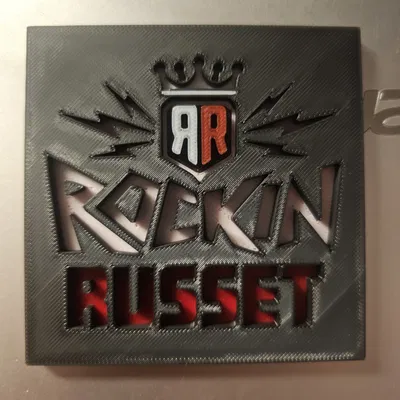 Miếng lót ly Rockin Russet - Mẫu in 3D độc đáo