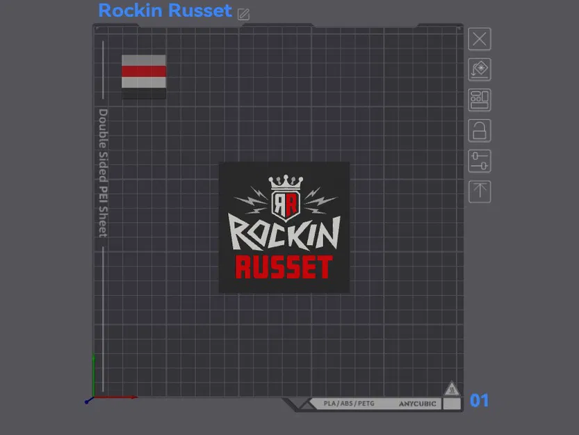 Miếng lót ly Rockin Russet - Mẫu in 3D độc đáo - Image 2