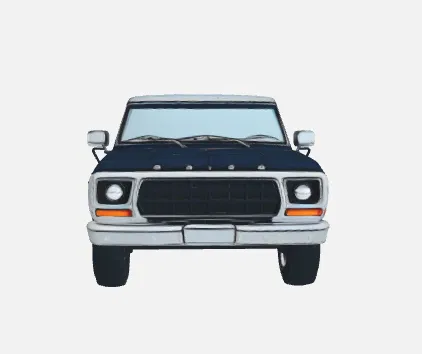 Mô hình xe bán tải cổ điển F100 dành cho người mê in 3D - Image 3