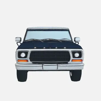 Mô hình xe bán tải cổ điển F100 dành cho người mê in 3D