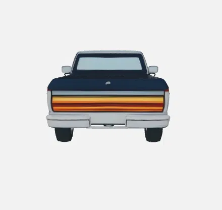 Mô hình xe bán tải cổ điển F100 dành cho người mê in 3D - Image 4