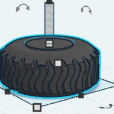 Nắp che bánh xe cho robot Otto - Phụ kiện in 3D hữu ích